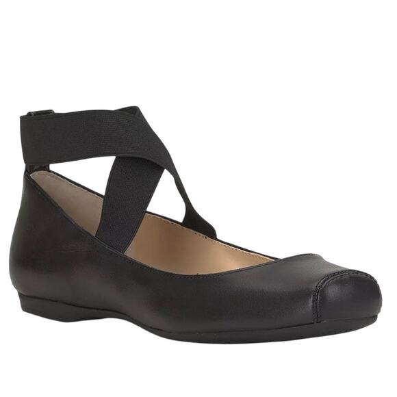 NIB Jessica Simpson Mandalaye Ankle Wrap Ballet Flat - Black - 6.5 - Picture 9 of 12